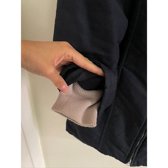 Eddie Bauer Jacket Women's Small Navy Quality Goose Down Winter Puffer Vintage - Picture 3 of 9